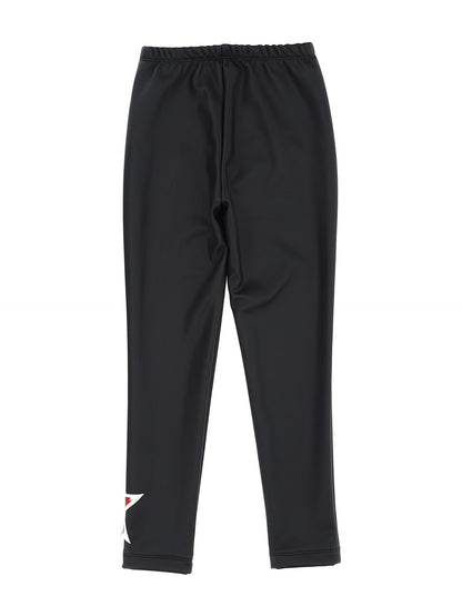 Star coated fabric leggings