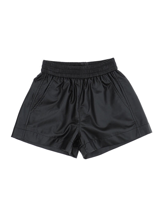 Coated fabric shorts