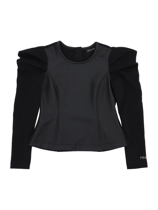 Coated fabric and jersey T-shirt