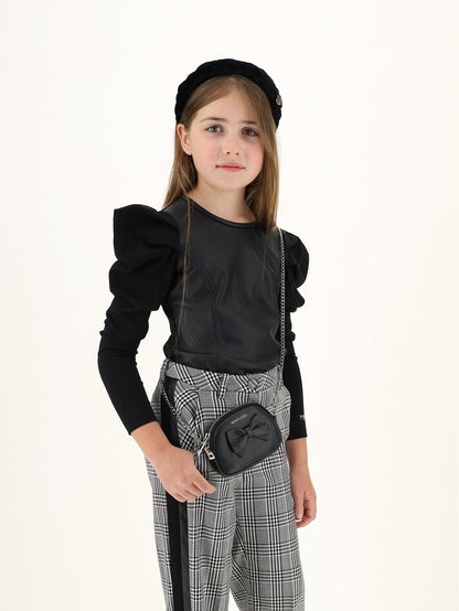 Coated fabric and jersey T-shirt