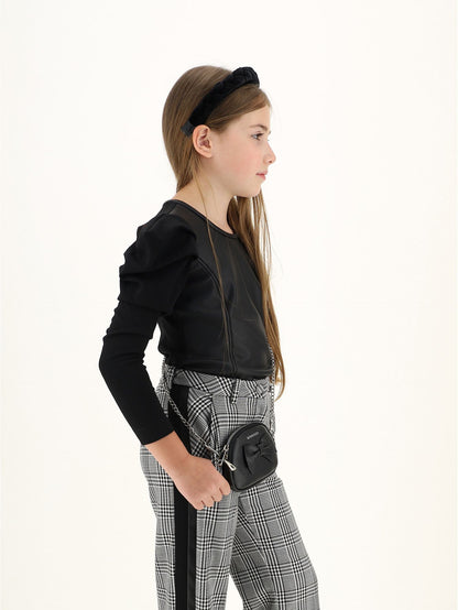 Coated fabric and jersey T-shirt