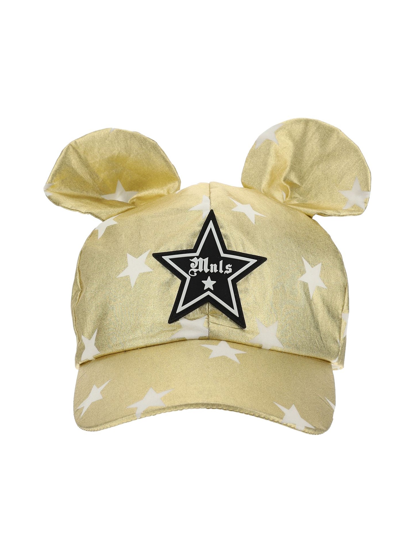 Laminated baseball hat with star print