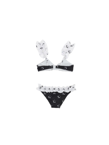 Stretch bikini with star print