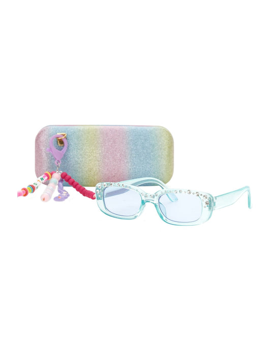 Sunglasses with rhinestones