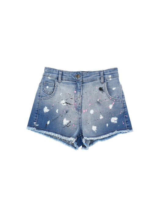 Street art five-pocket shorts