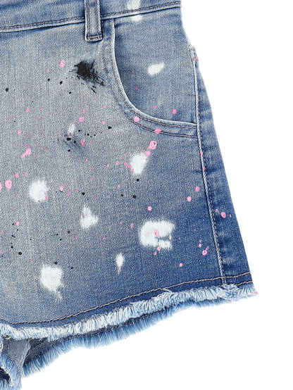 Street art five-pocket shorts