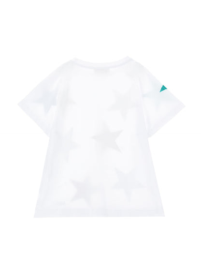 Maxi t-shirt with stars