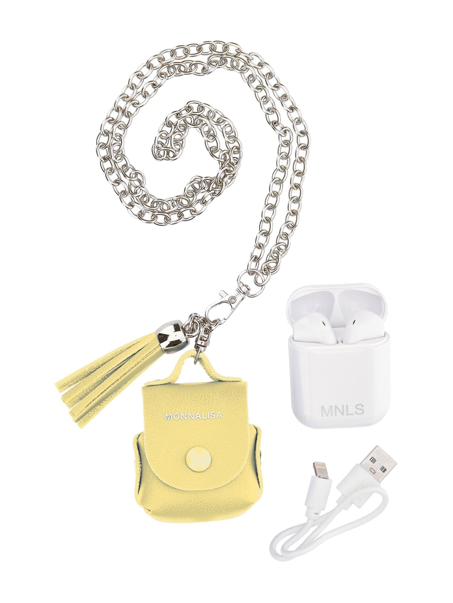 Leather earphone bag