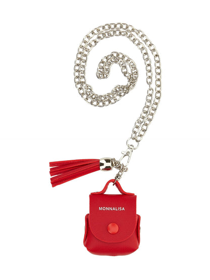 Leather earphone bag