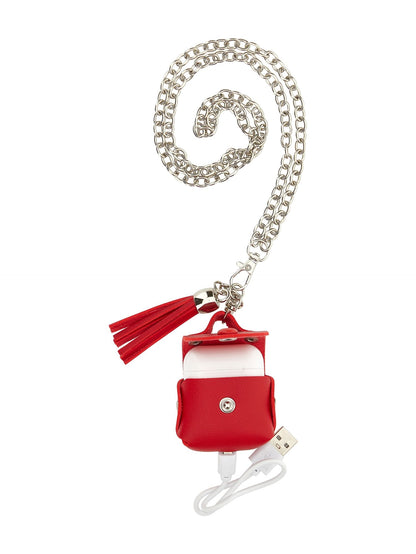 Leather earphone bag