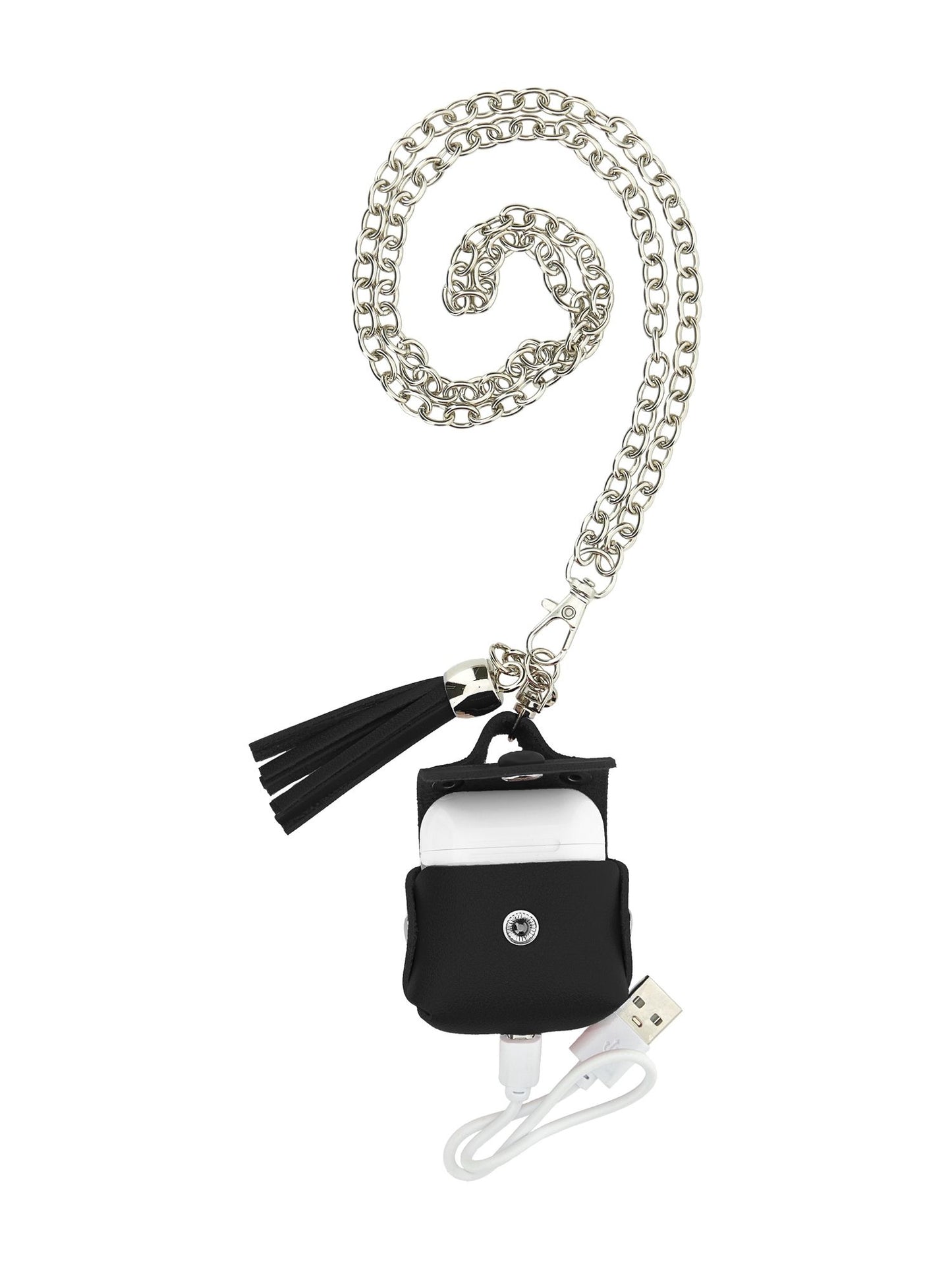 Leather earphone bag