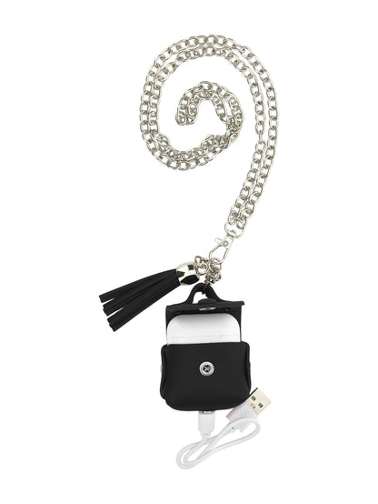 Leather earphone bag