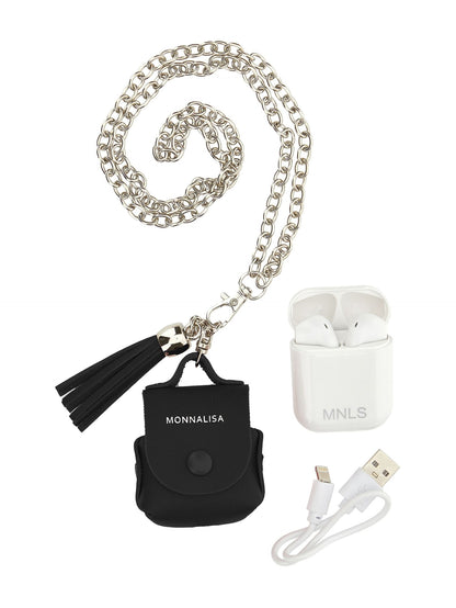 Leather earphone bag