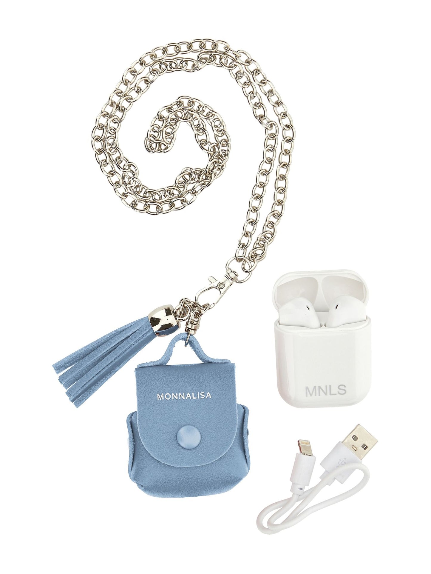 Leather earphone bag