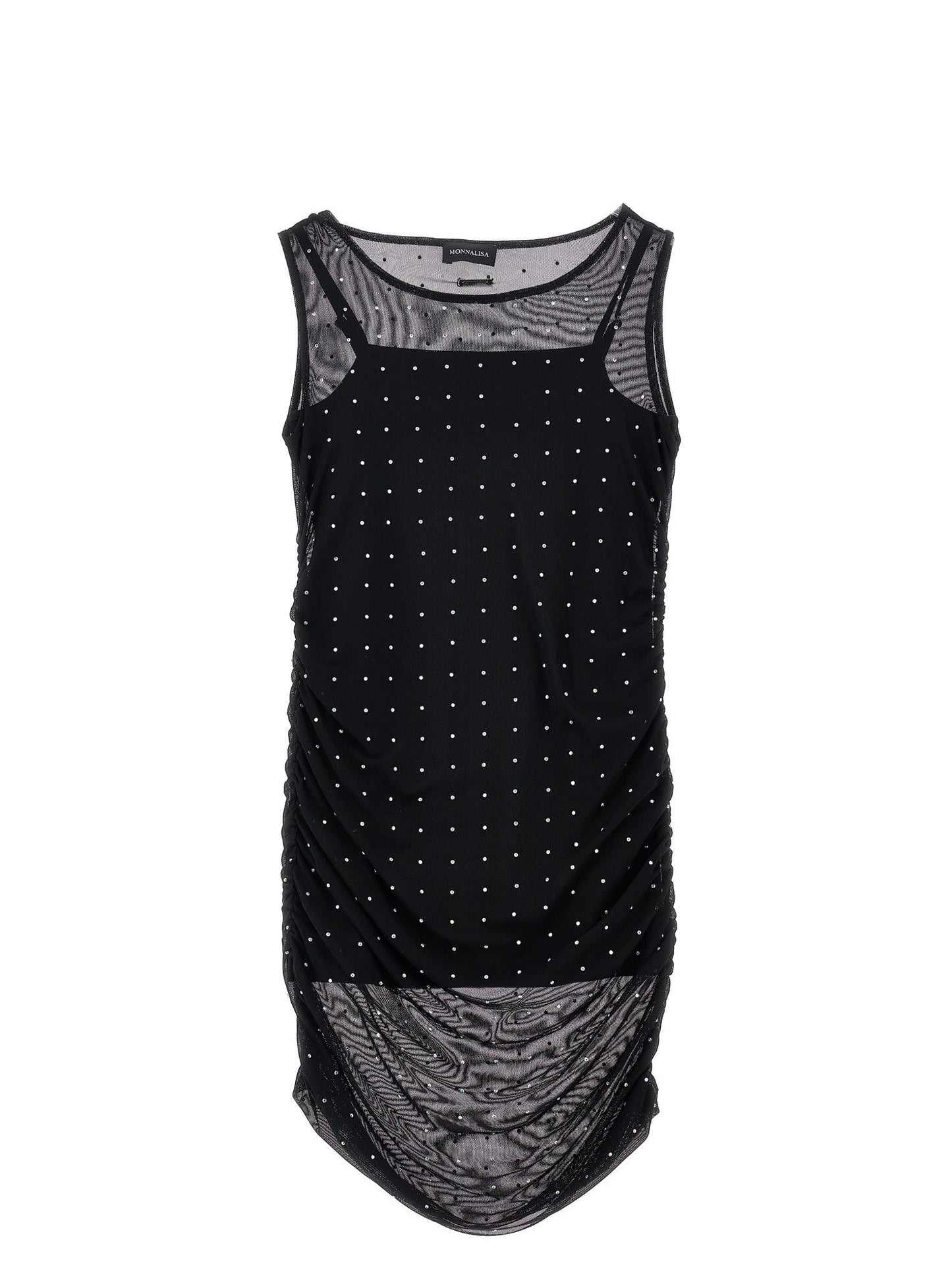 Abito tubino con strass