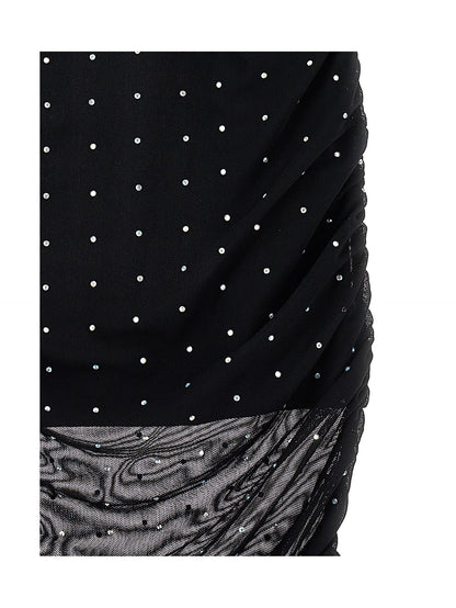 Abito tubino con strass
