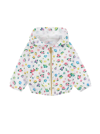 Winddichte Allover-Jacke in Rose