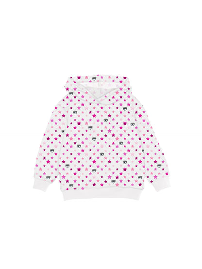 Allover rainbow sweatshirt