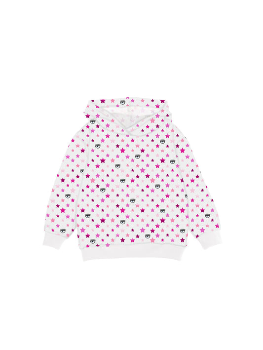 Allover rainbow sweatshirt