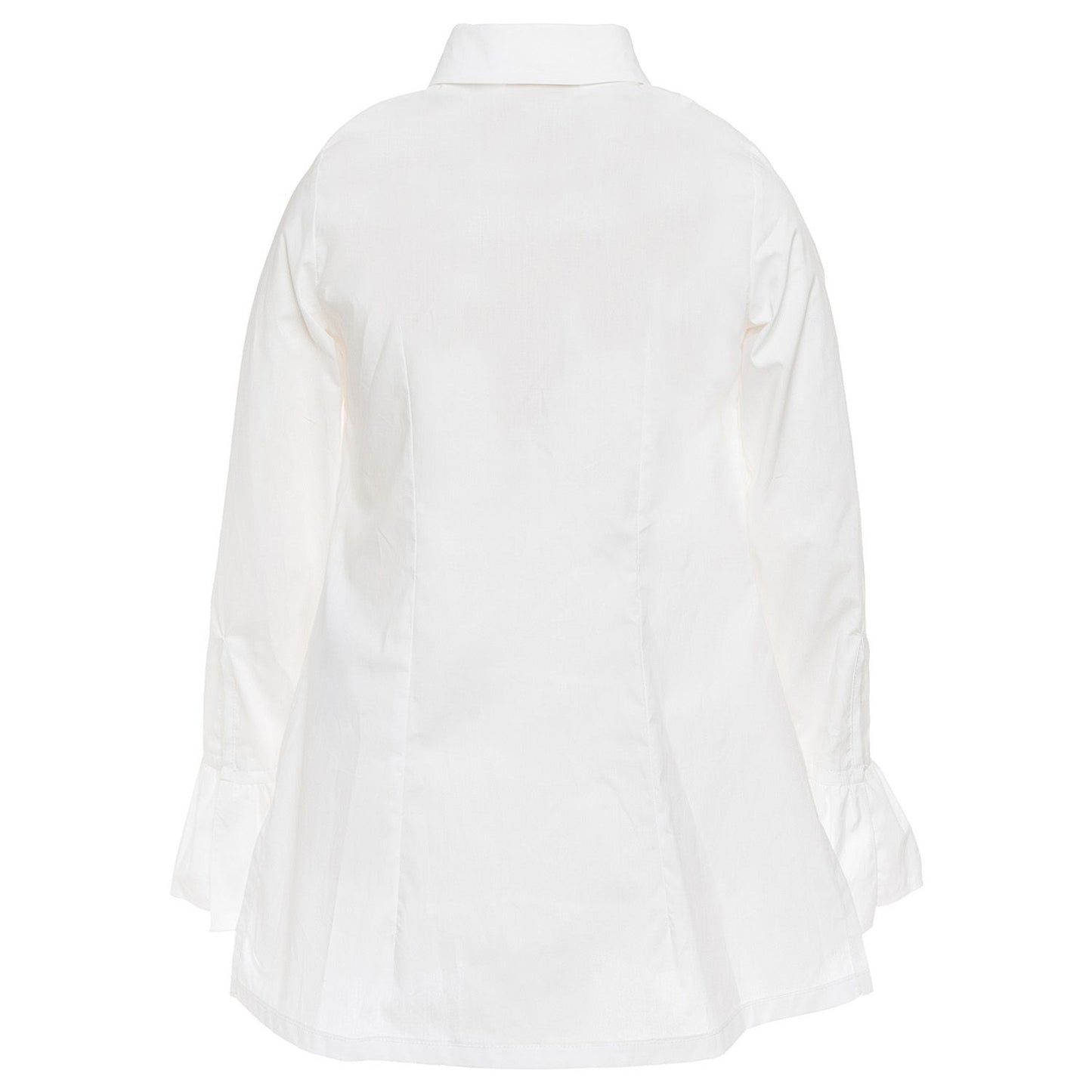 Patch poplin shirt