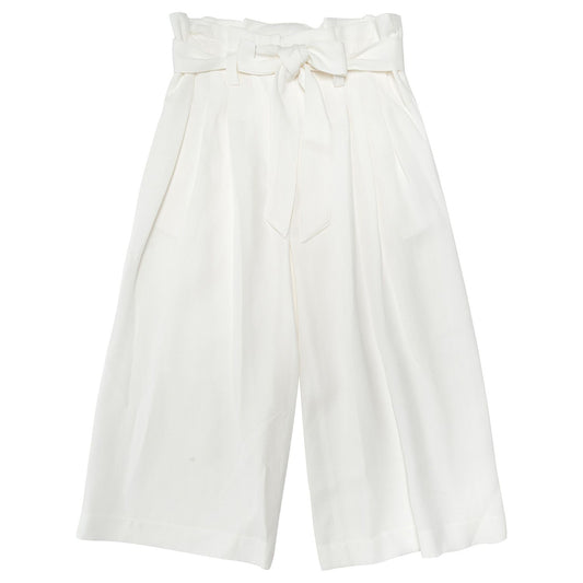 High-waisted cropped