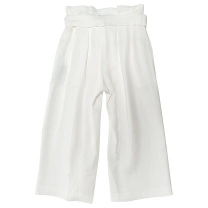 High-waisted cropped