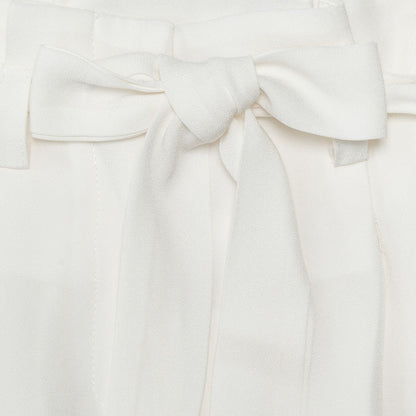 High-waisted cropped