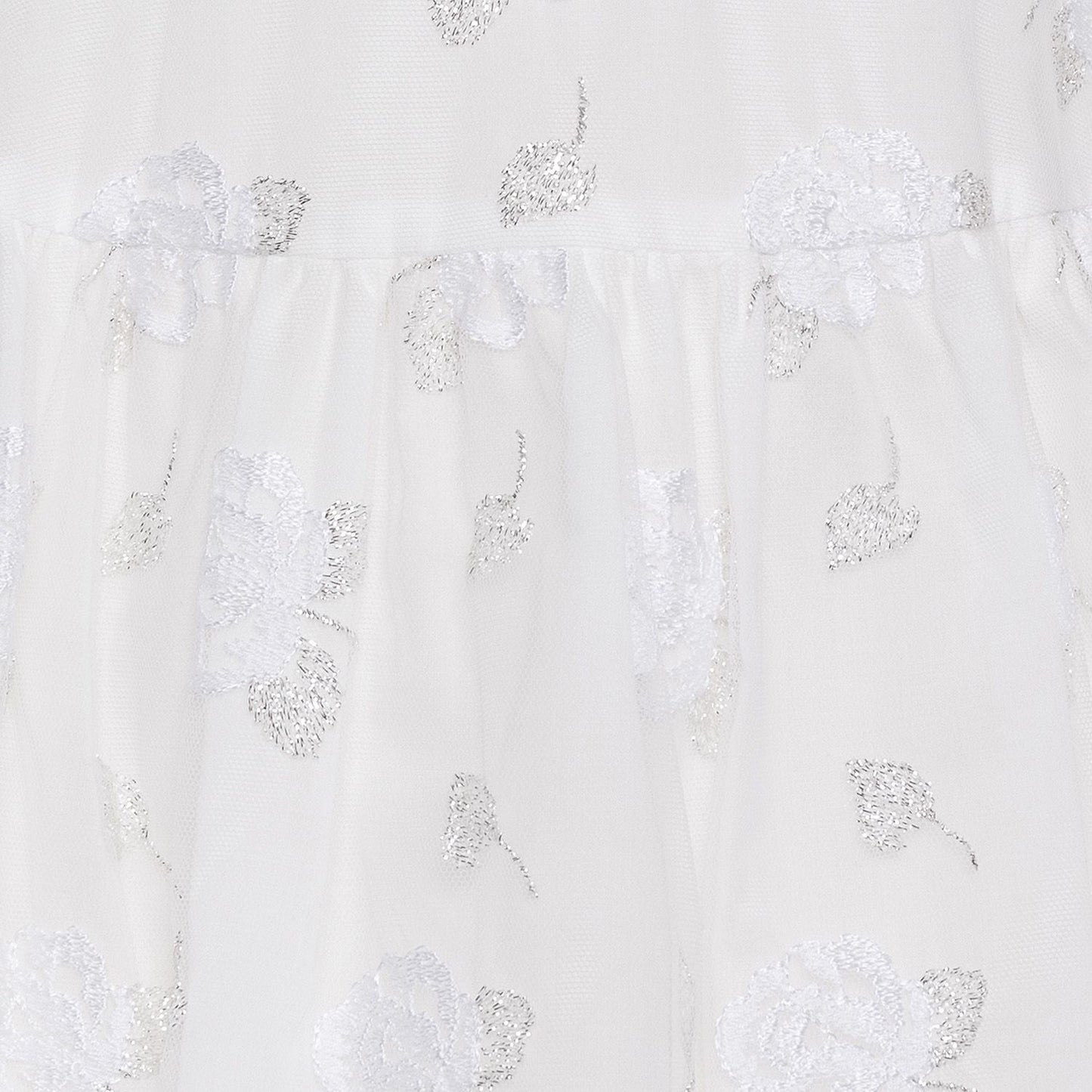 Abito tulle ricamo rose