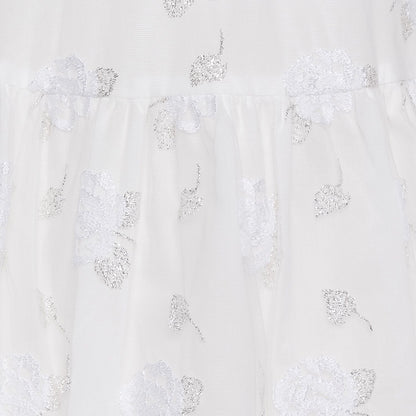 Abito tulle ricamo rose