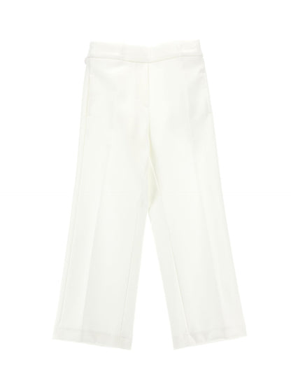 Crêpe trousers with band