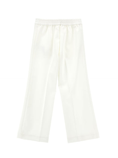 Crêpe trousers with band