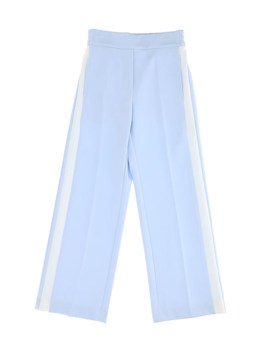 Crêpe trousers with band