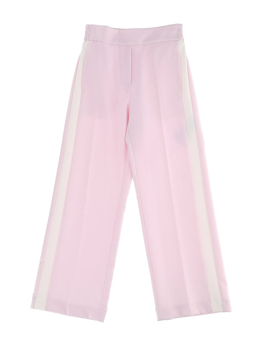 Crêpe trousers with band