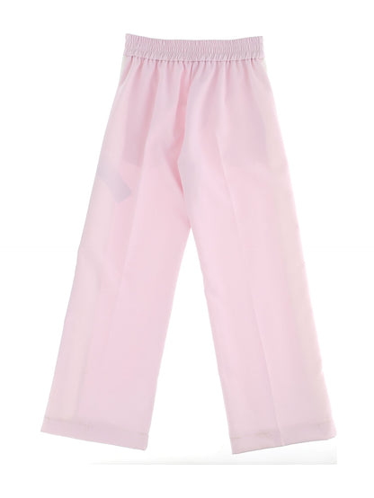 Crêpe trousers with band
