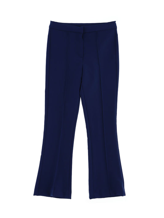 Trumpet crepe trousers