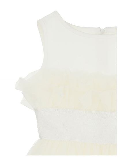 Abito tulle e paillettes