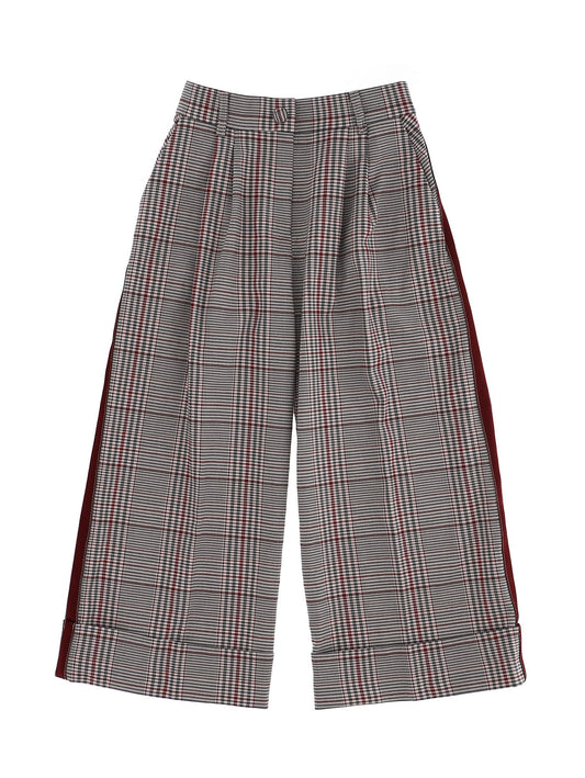 Wide Prince of Wales trousers