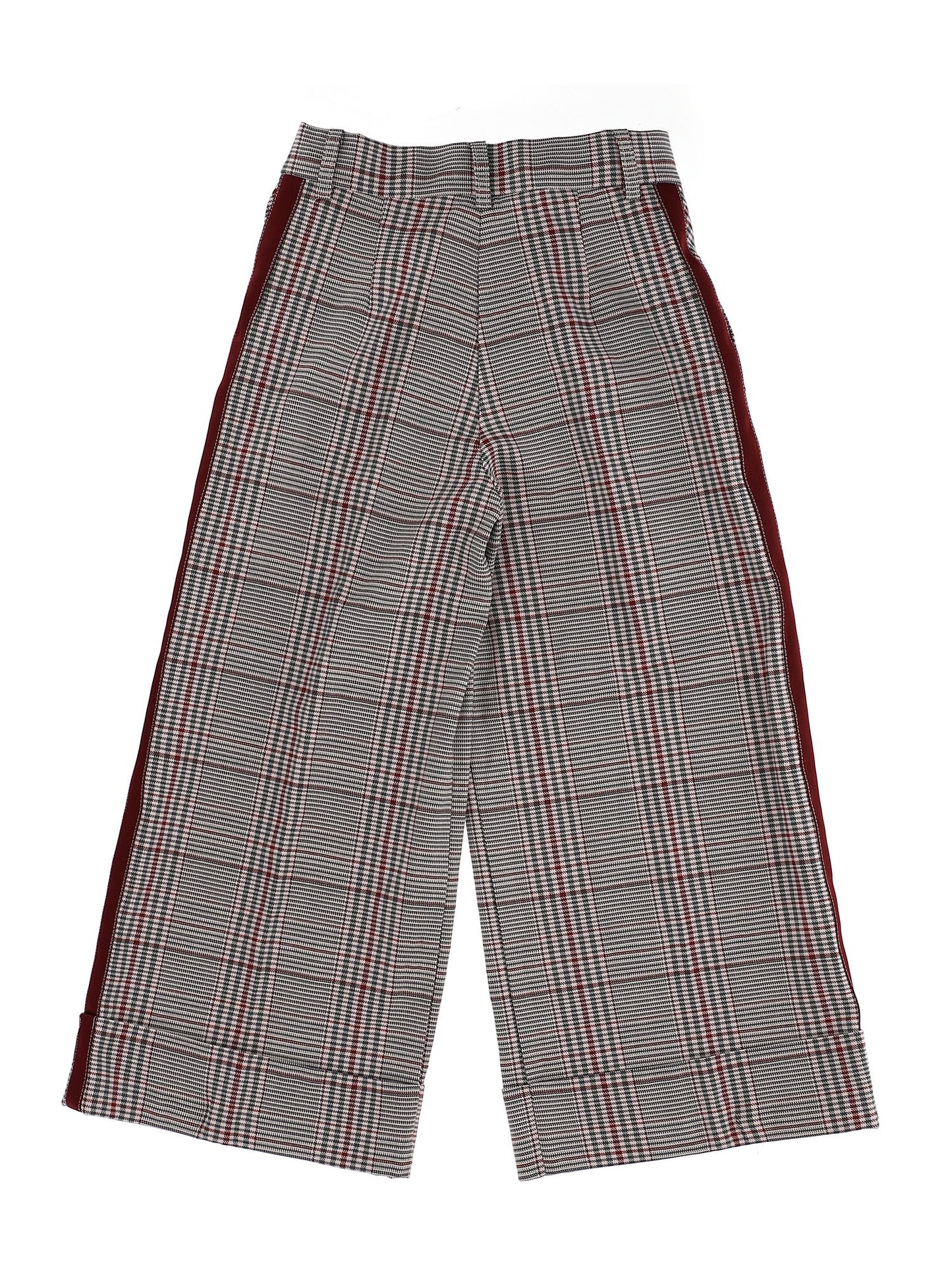 Wide Prince of Wales trousers