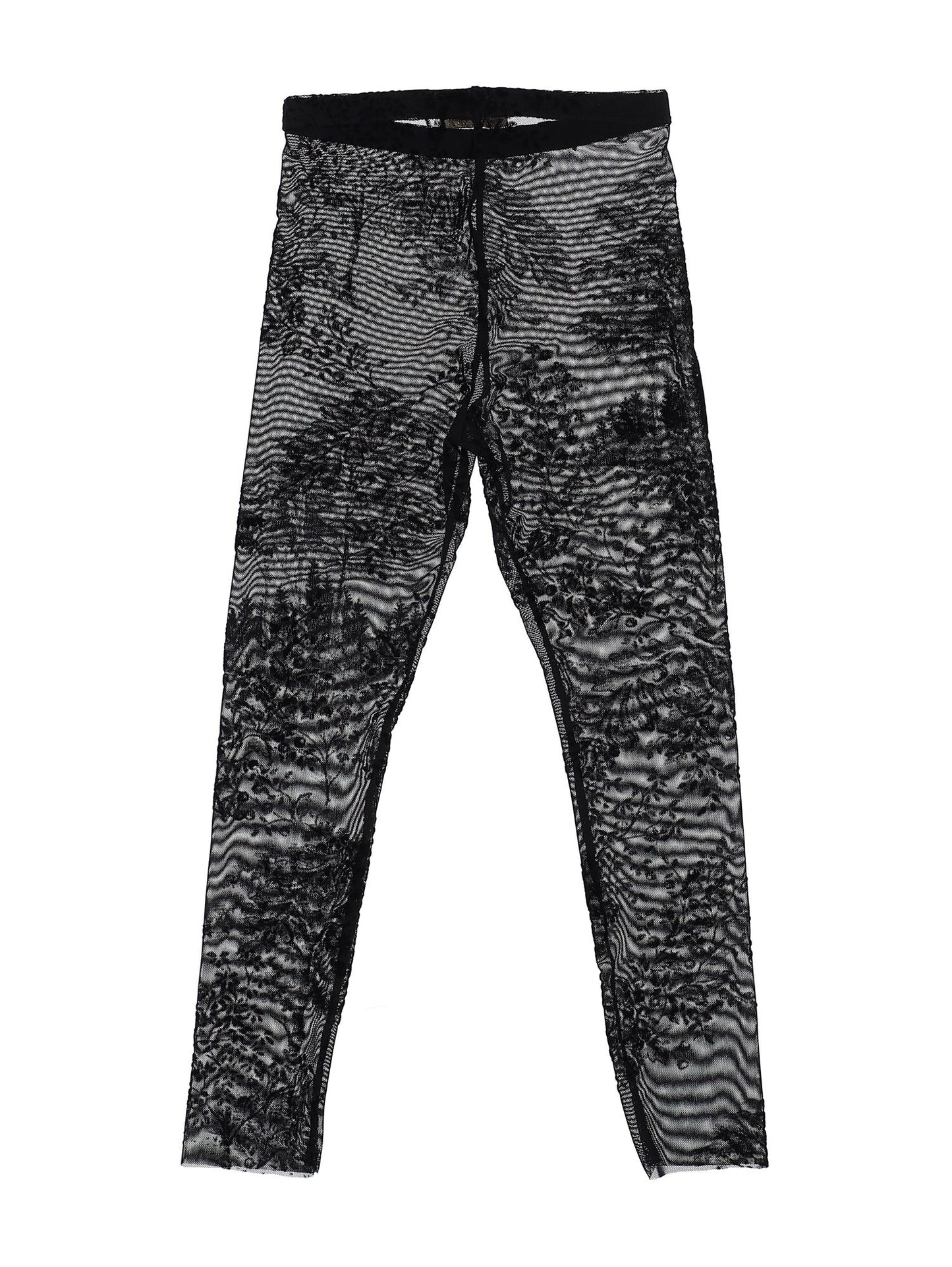 Flock tulle leggings