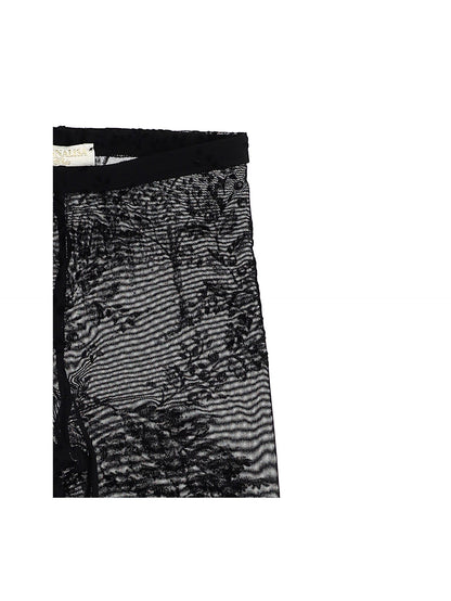 Flock tulle leggings