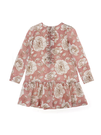 Abito cady stampa rose