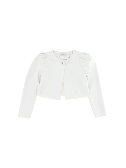 Stretch coated fabric bolero