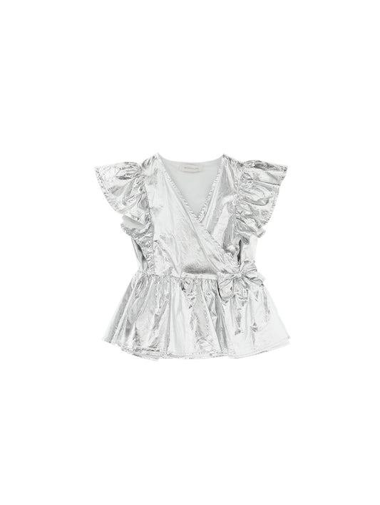 Cross-laminated muslin top