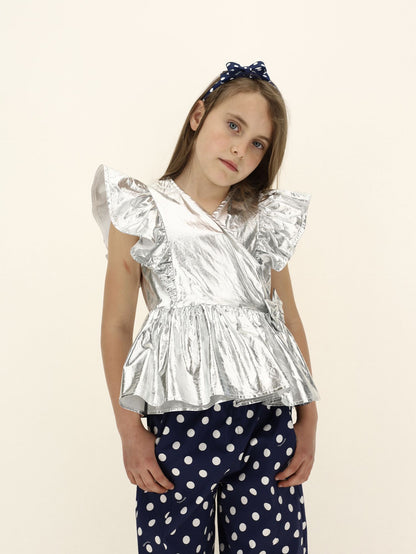 Cross-laminated muslin top
