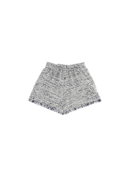 Striped bouclè shorts