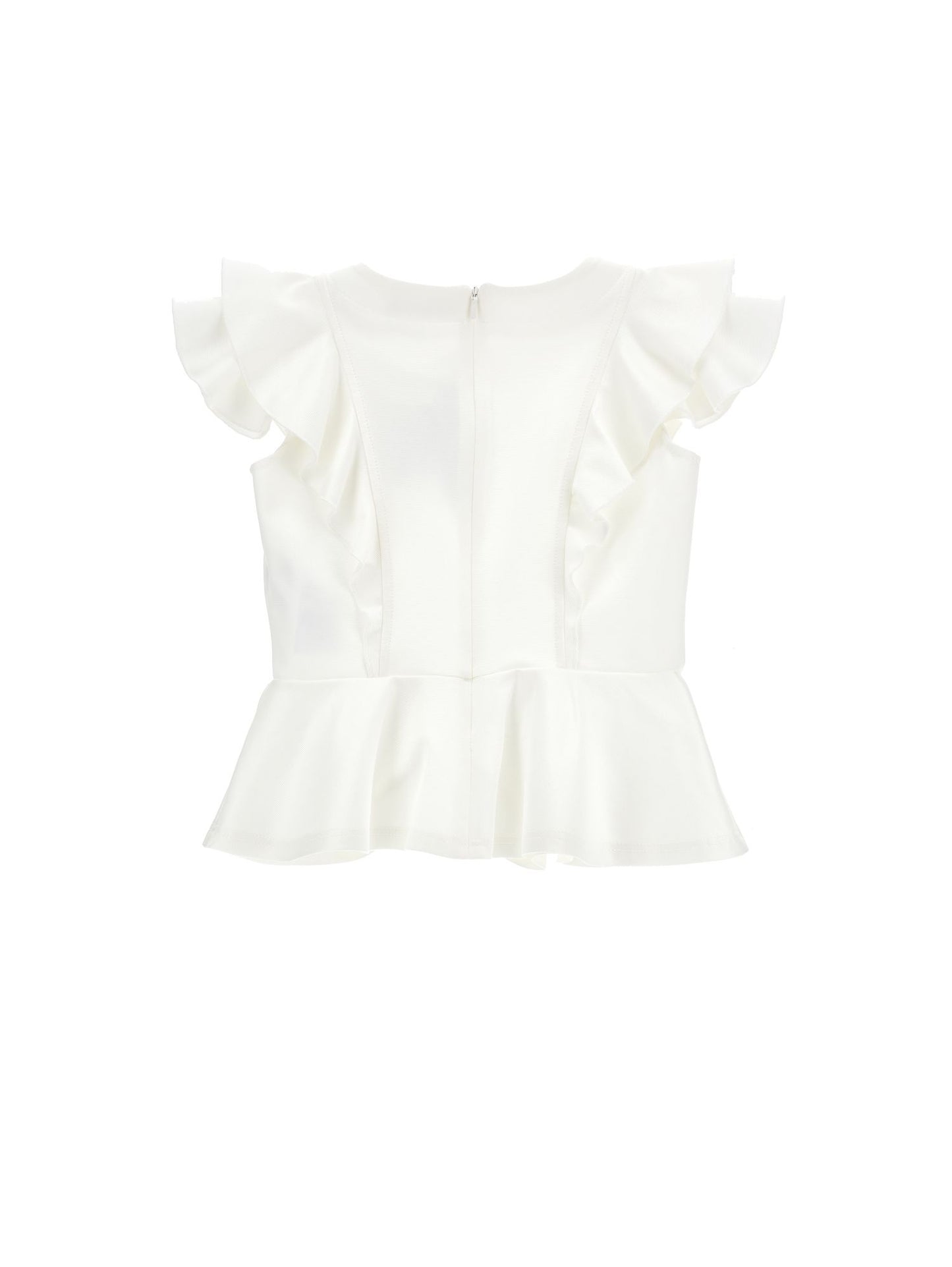 Top with applied rose