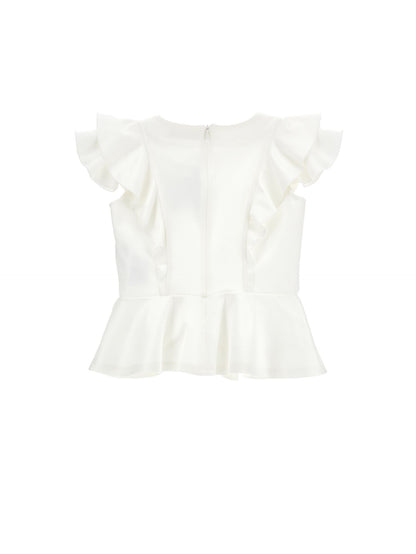Top with applied rose