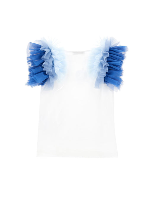 T-shirt jersey con galette e LOVE