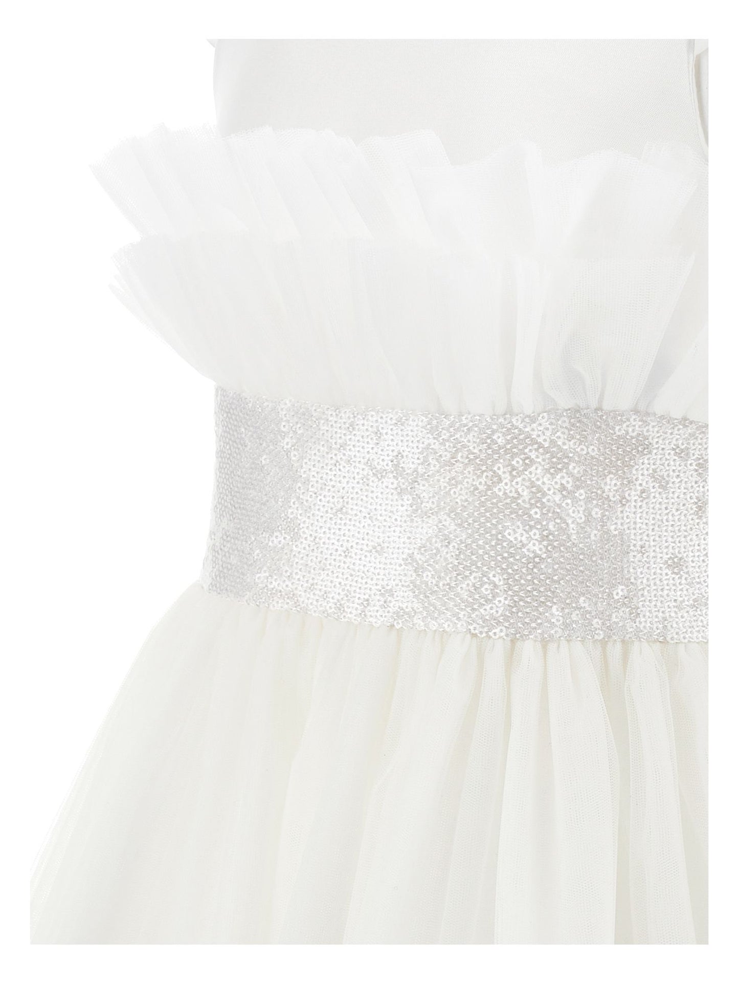 Abito in tulle ricamo magnolia