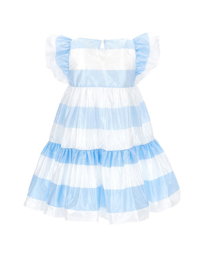 Abito taffeta righe